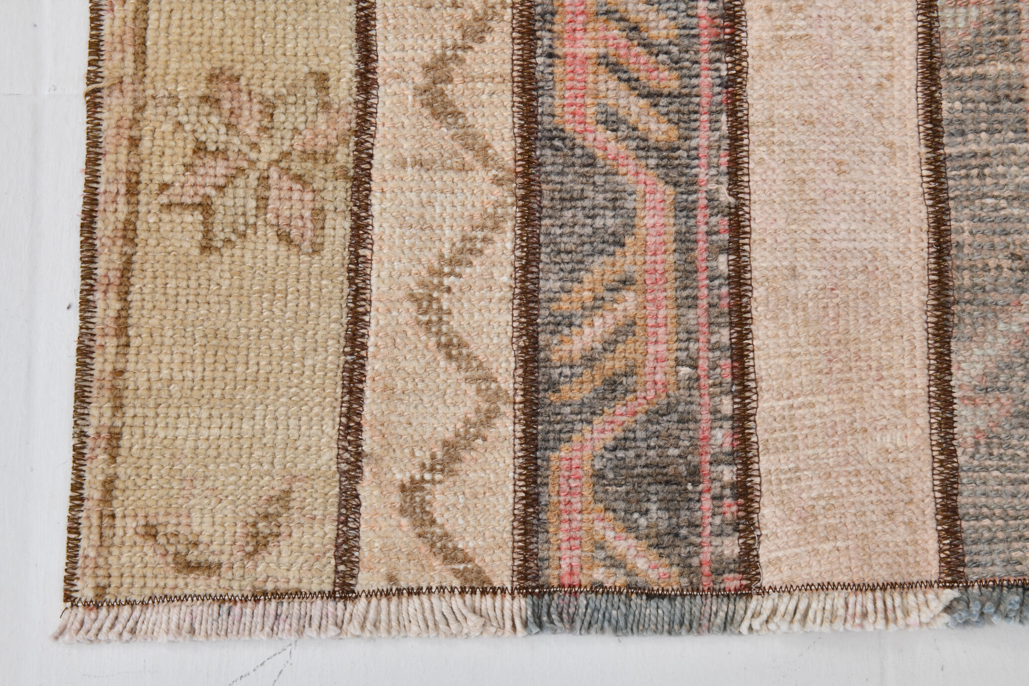 2x10 ethnic vintage runner rug, 72x321cm