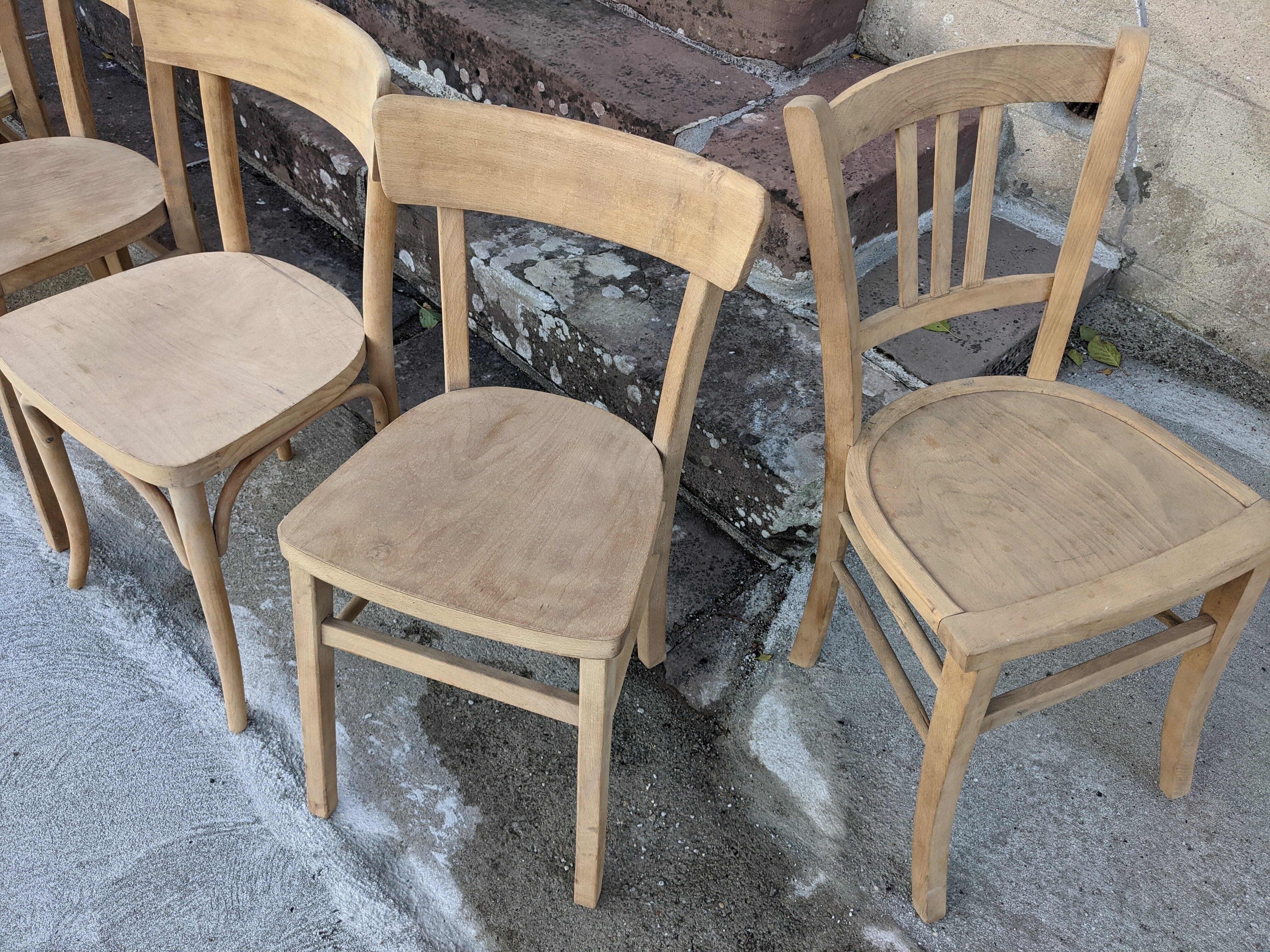 Set of bistro chairs