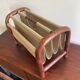 Vintage Wooden Newspaper Stand