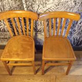 Pair of bistro chairs 1950
