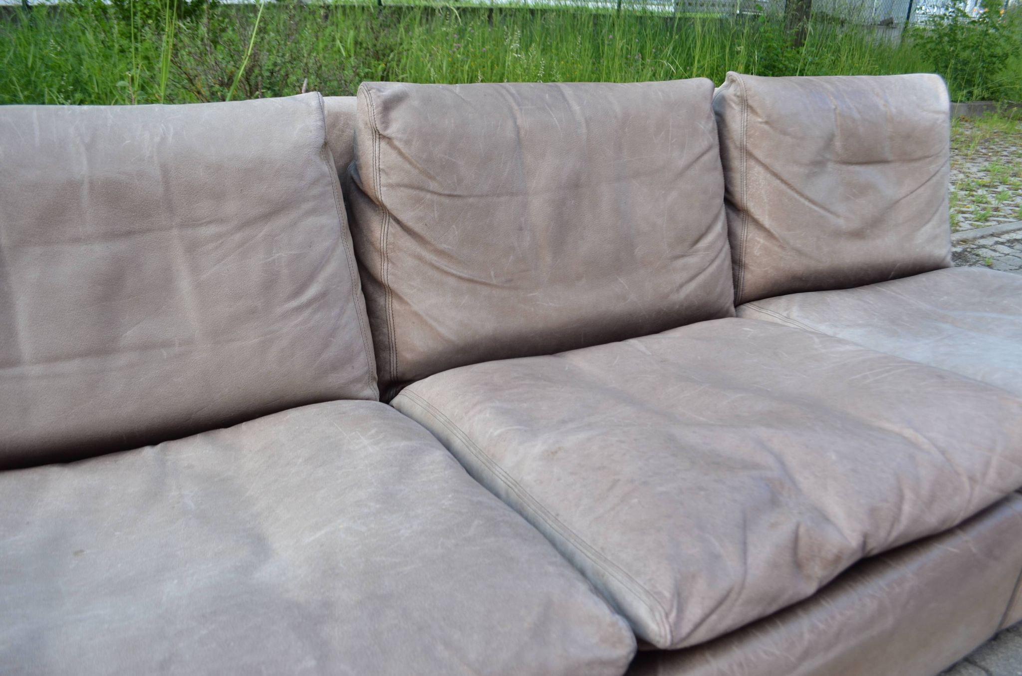 Canapé en cuir modulaire Walter Knoll