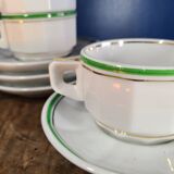Vintage 70s Arbona Tours cups and saucers (set of 4)