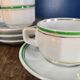 Vintage 70s Arbona Tours cups and saucers (set of 4)