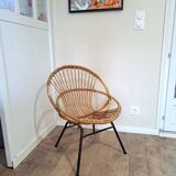 Rattan armchair