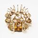 Gilt and crystal glass teardrop sconce by Christoph Palme