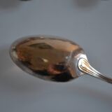 12 Silver-plated metal mocha spoons