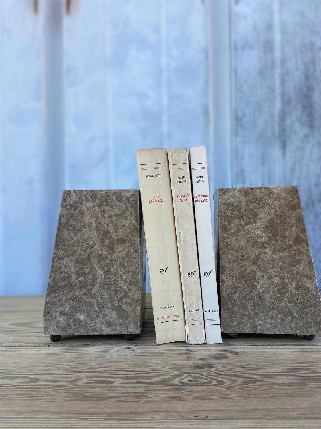 Art deco marble bookend