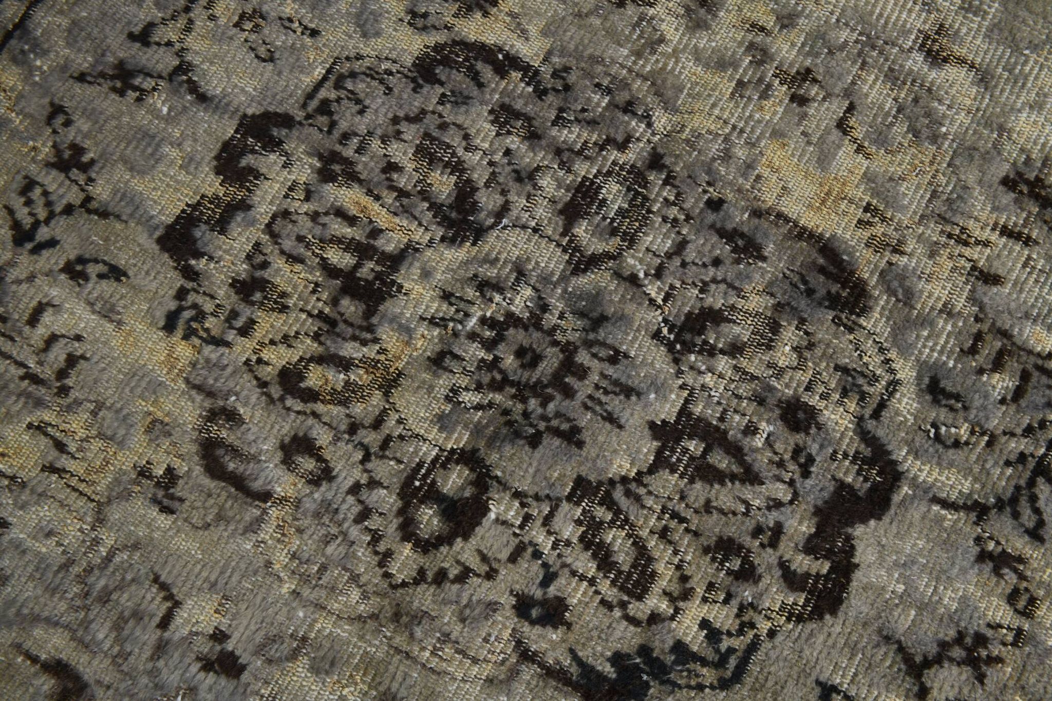 5x7 Persian Gray & Copper Oriental Style Persian Rug, 148x229Cm