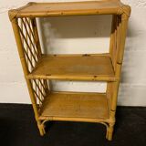 Rattan bookcase shelf