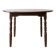 Traditional round wooden dining table
