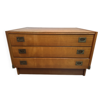 Gautier 3-drawer marine-style chest of drawers