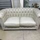 Véritable canapé Chesterfield vintage
