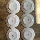 Powder pink plates St-Amand