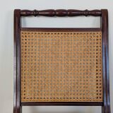 Set of 5 caned chairs