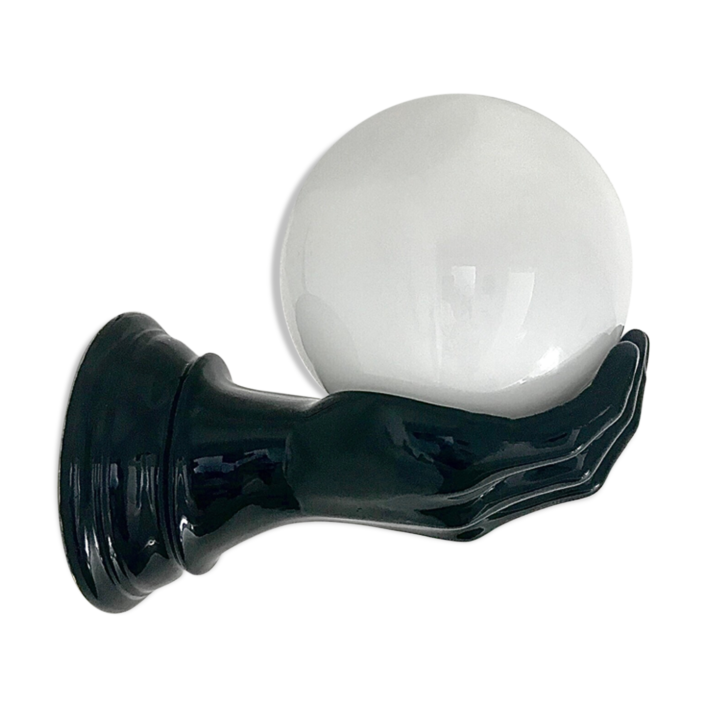 70s handmade wall lamp