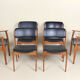 Ensemble de six chaises danoises c1960