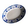 Old oval dish "Ciboulette" from the French factory of Digoin