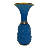 Blue opaline vase