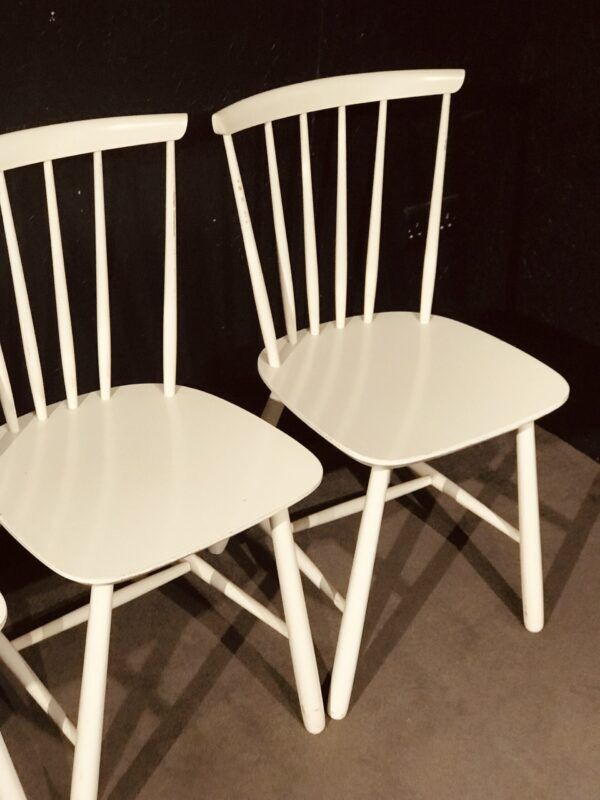 Set de 4 chaises Farstrup blanches