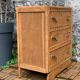Commode art déco 1930 en bois brut
