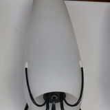 Wall lamp Louis Kalff opaline warhead and metal 50s