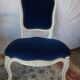 Armchair and chair style Louis XV