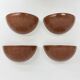 Mid-Century set of 4 ceramic wall lamp sconce , 1970s