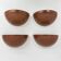 Mid-Century set of 4 ceramic wall lamp sconce , 1970s