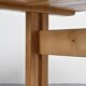 Solid pine table, Les Arcs, France.