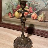 Art Deco Bronze Candle Holder