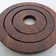Danish Rosewood Coasters, 1960s, Set of 3
