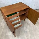 Scandinavian teak buffet with drawers, 60s