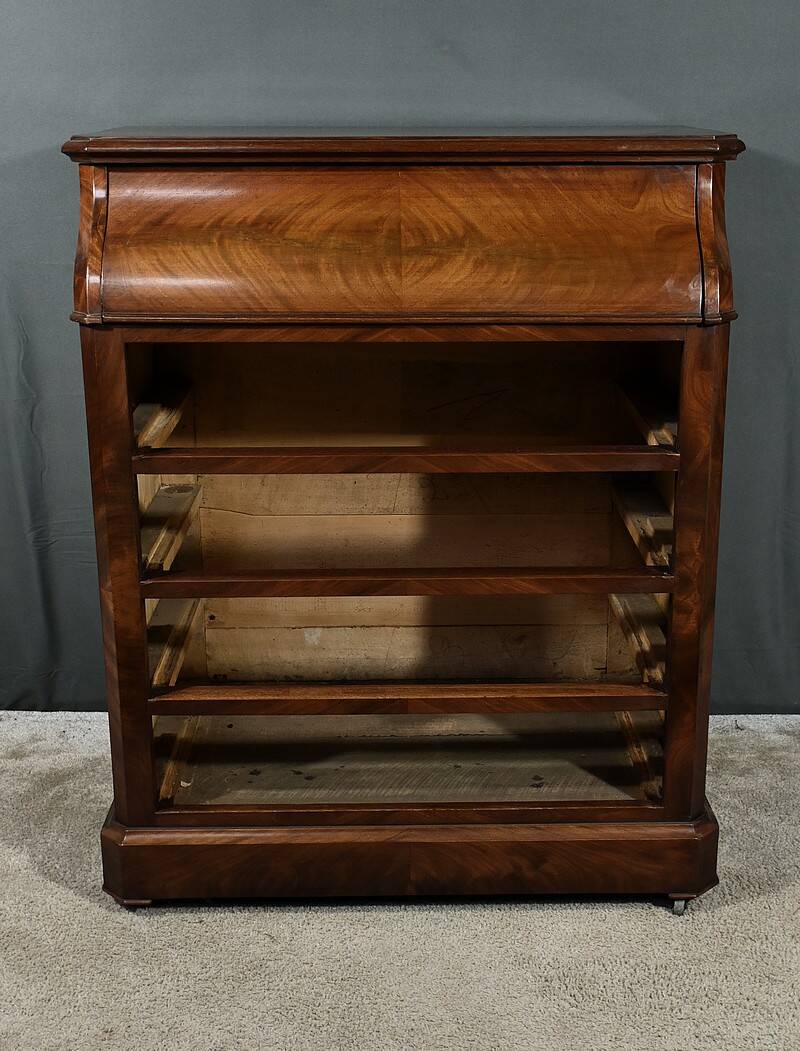 Burl Mahogany Dressing Table, Louis-Philippe Style – Late 19th Century