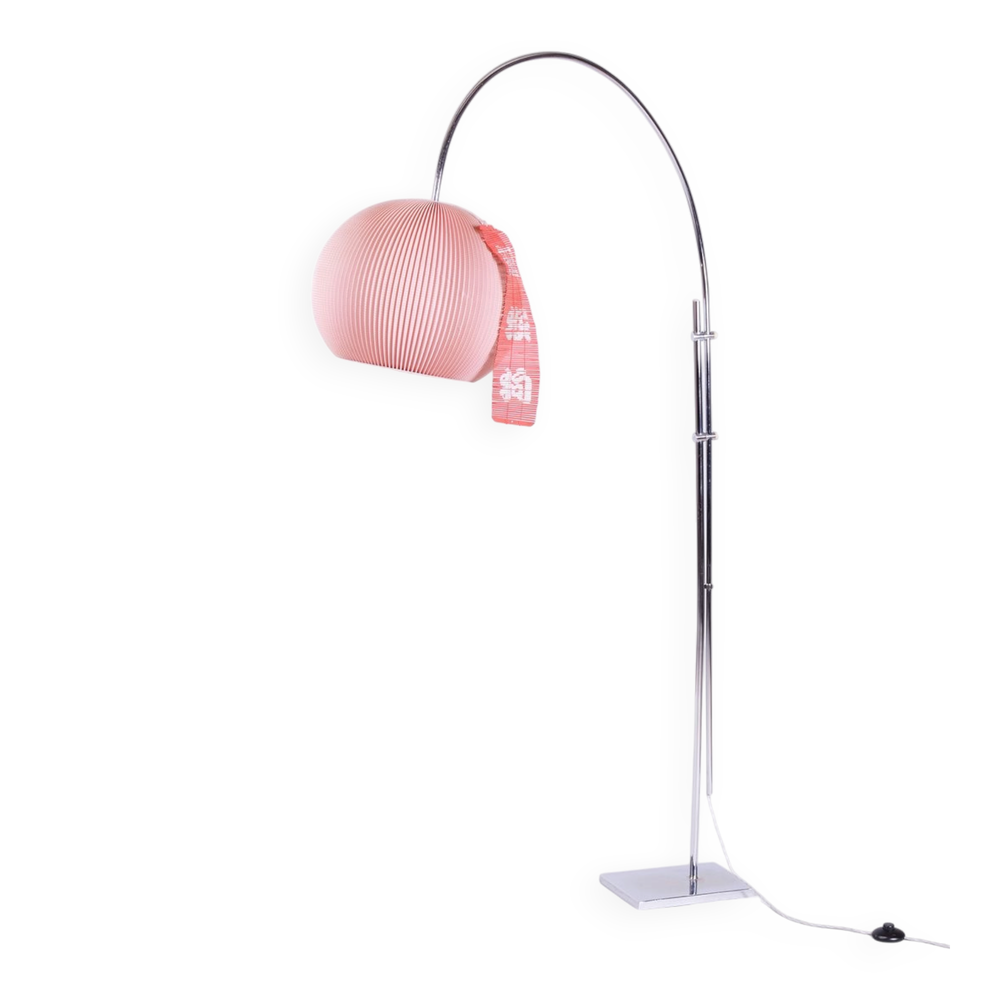 Mid-Century Modern Floor Lamp in Chrome-Plated Steel, Czech, 1960s