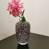 Purple glass vase by La Rochere