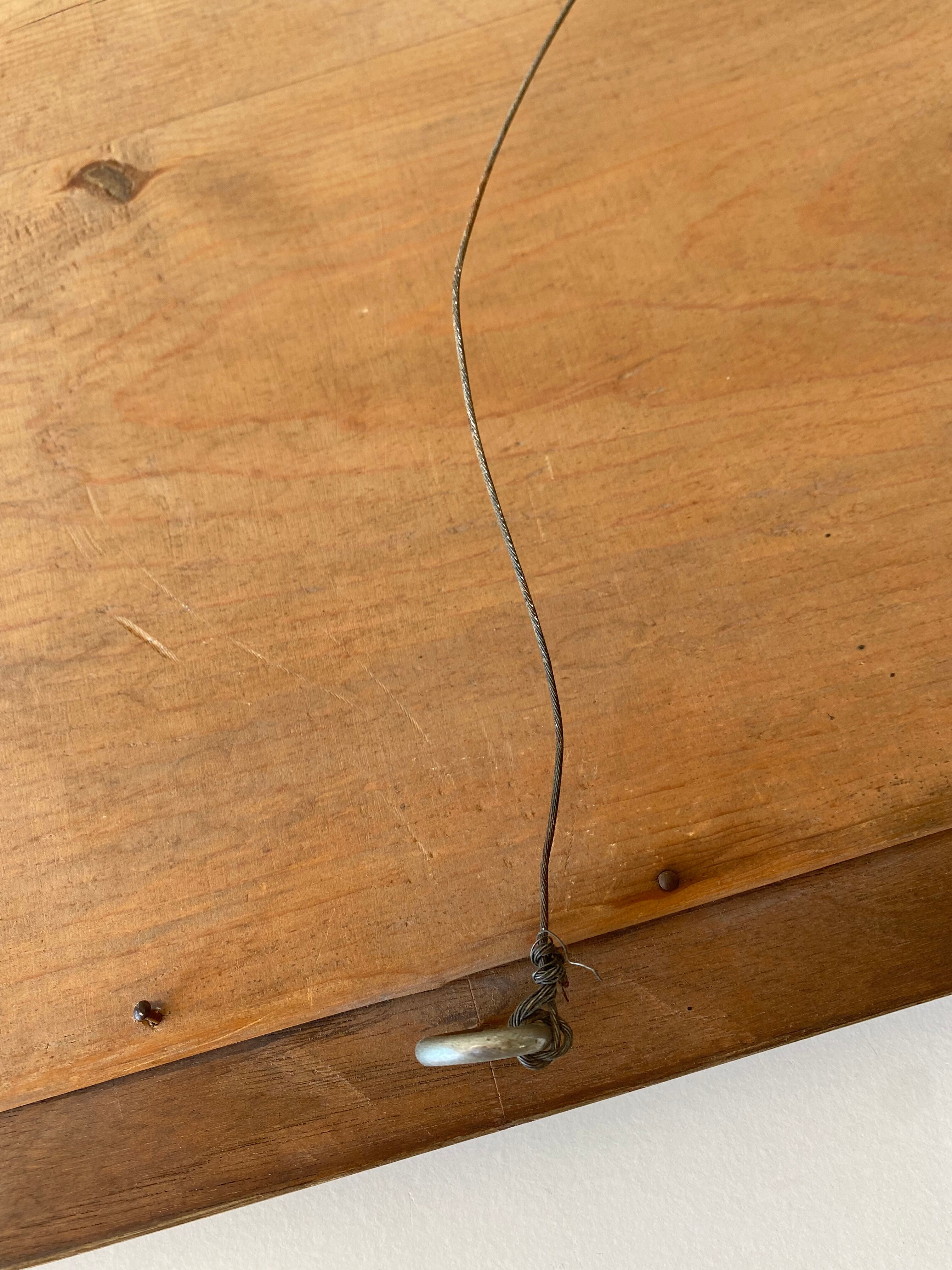 Old rectangular mirror