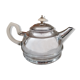 Vintage English teapot in chromed metal and bakelite "Denlagh Products"