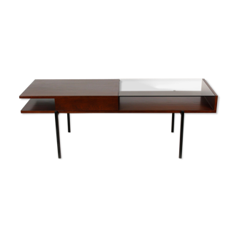 Glass top coffee table, 1970s