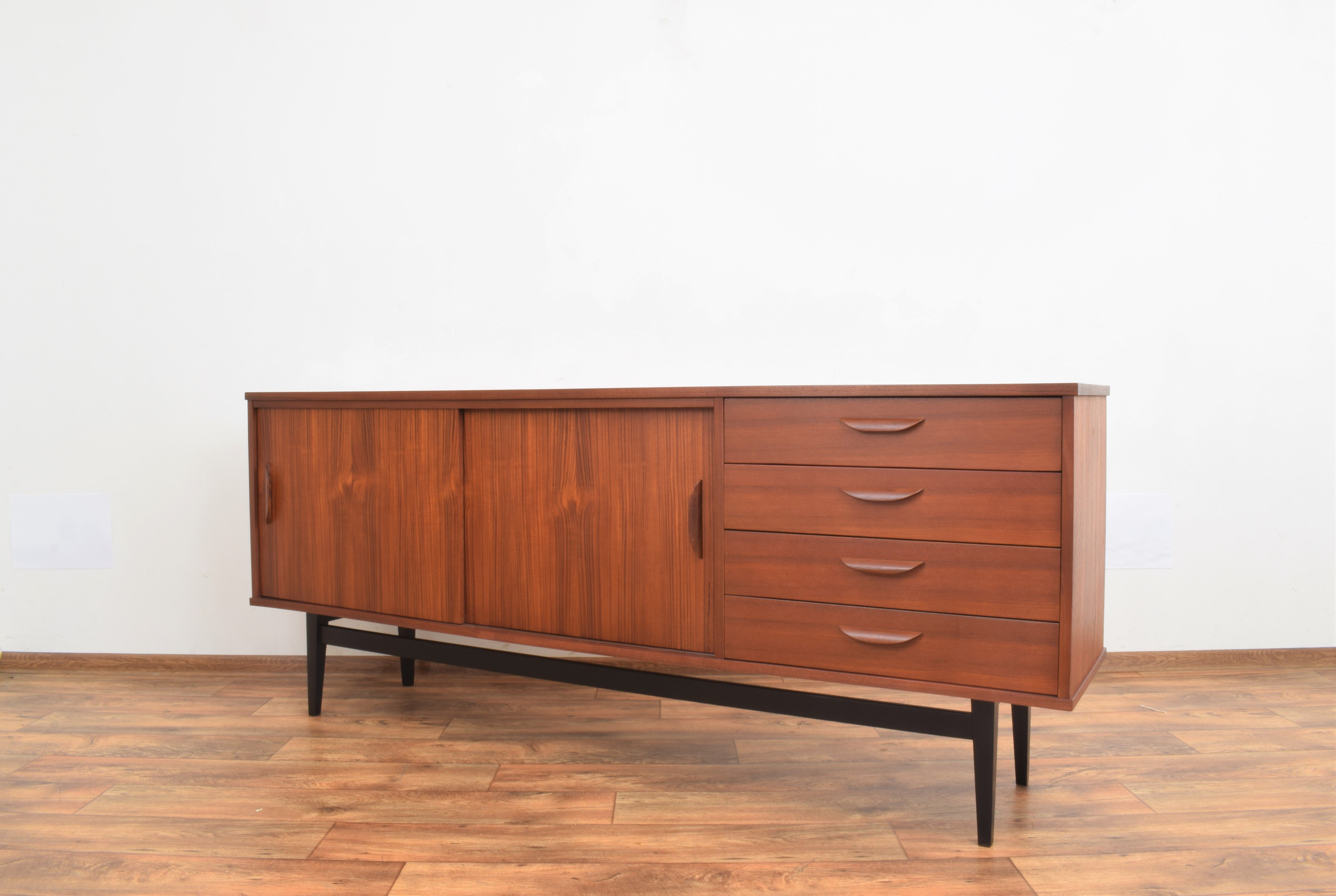 Mid-Century German Teak Sideboard, 1960s.