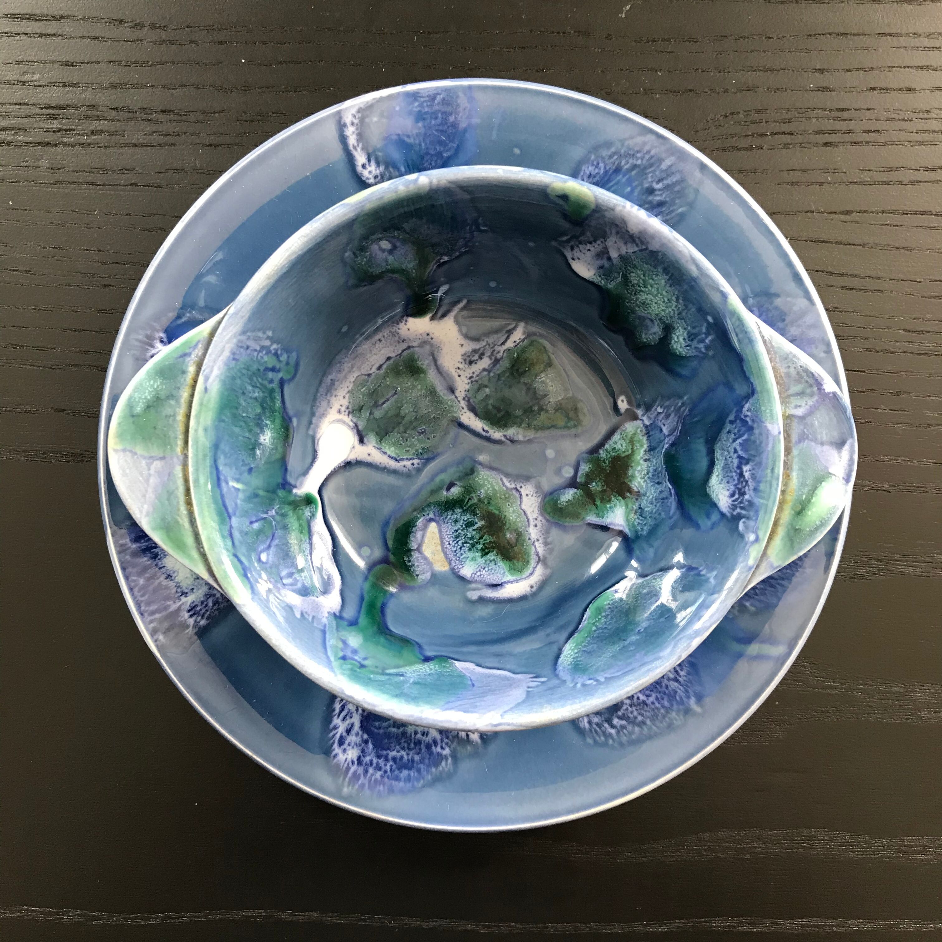 Set cereal bowl and plate