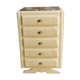 Chest of drawers vintage pietement "mustache"