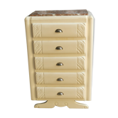 Commode vintage pietement "moustache"