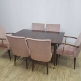 Mid-Century, Table and chair set, 1960s/70s.