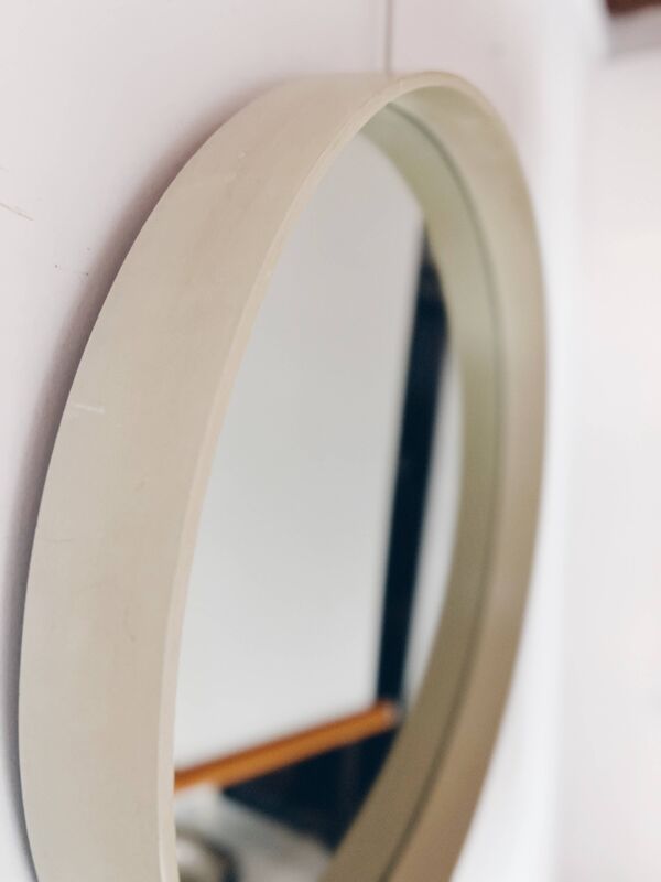 Miroir rond années 60