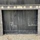 Louis XVI style fireplace in grey Saint Anne and white Carrara marble