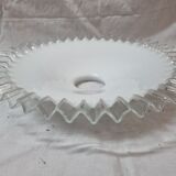 White lace opaline lampshade