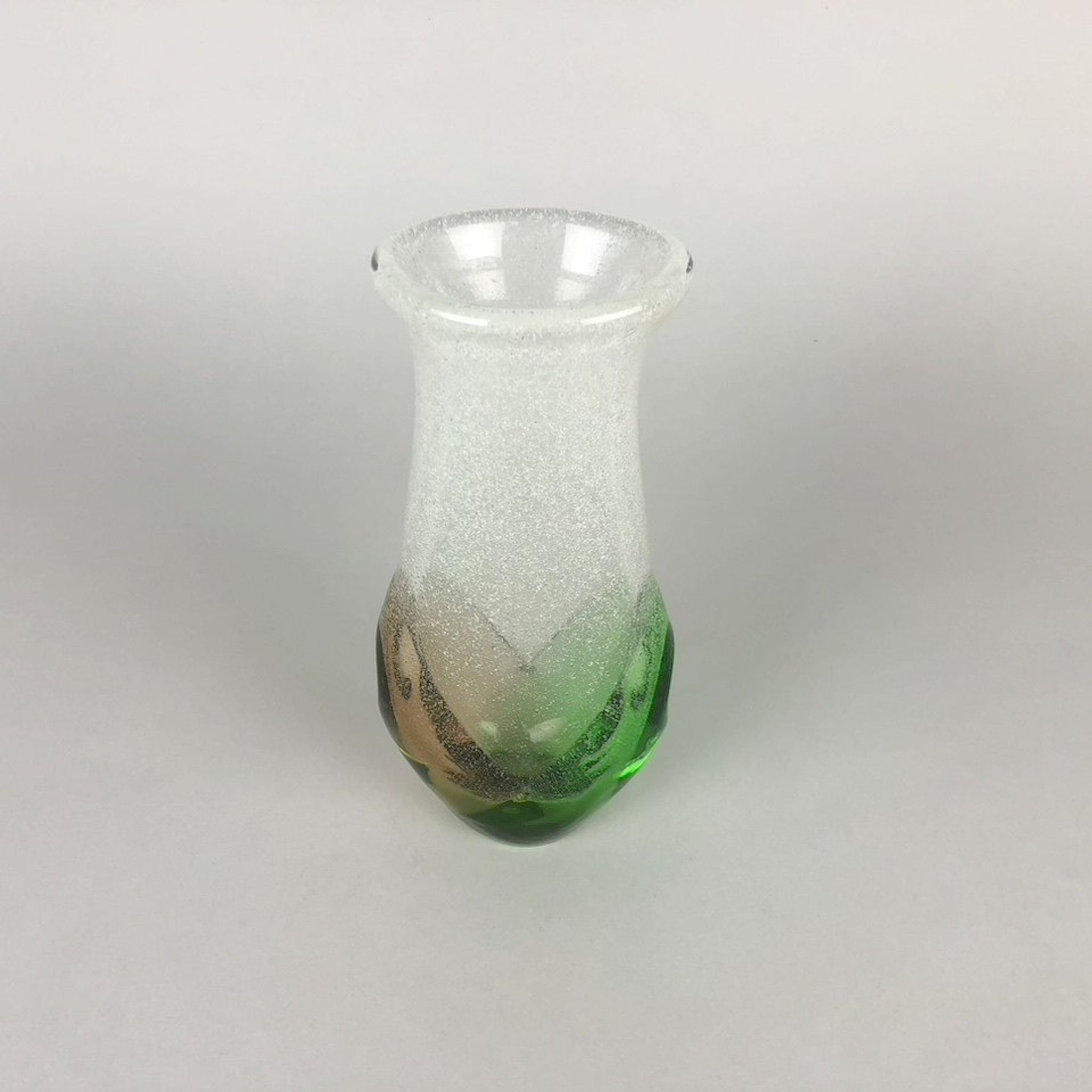 Glass vase designed by Frantisek Spinar for Skrdlovice glassworks, 1970's