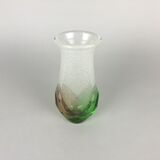 Glass vase designed by Frantisek Spinar for Skrdlovice glassworks, 1970's