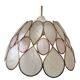 Mother-of-pearl "Petals" pink pendant