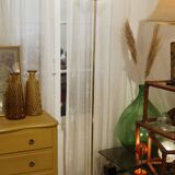 Halogen floor lamp brass gold egoluce italy